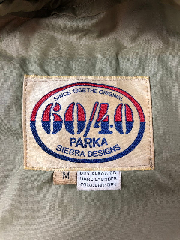 【現状渡し品】【メンズ】 SIERRA DESIGNS シェラデザイン 70's MOUNTAIN PARKA 60 40クロス マウンテンパーカー ライトアウター 146-260823-rt-25-tagh サイズ：M カラー：ベージュ 万代Net店