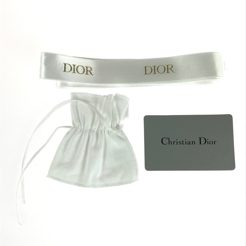 【中古品】【レディース】 Christian Dior クリスチャンディオール LOTUS WALLET S0181OVRB_M41G ロータスウォレット カナージュ パテントカーフスキン エナメル 三つ折り財布 ミディアムウォレット 181-240818-hi-4-tag カラー：ストーングレー 万代Net店