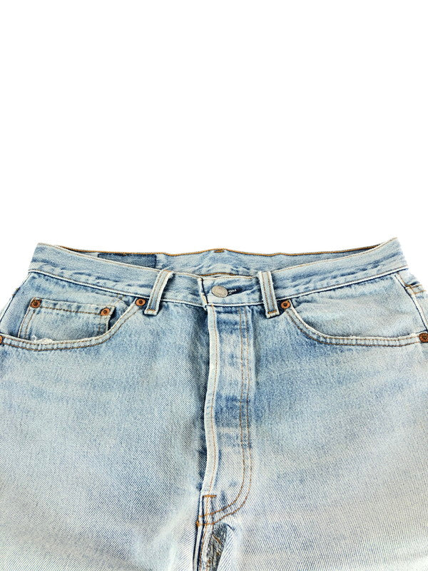 【現状渡し品】【メンズ】 Levi's リーバイス BUTTON FLY DENIM PANTS 501-0115 94年製 USA製 ボタンフライデニムパンツ ボトムス 157-240817-mo-7-tag サイズ：W34 カラー：ライトブルー 万代Net店