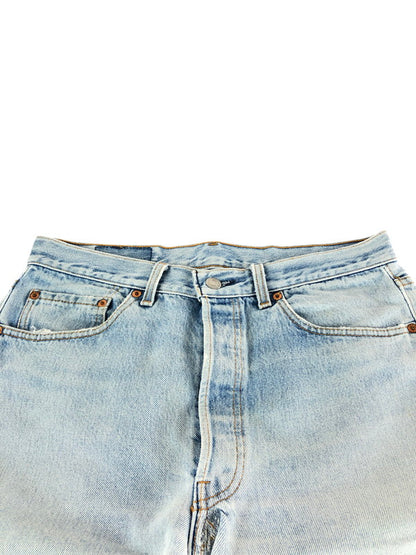 【現状渡し品】【メンズ】 Levi's リーバイス BUTTON FLY DENIM PANTS 501-0115 94年製 USA製 ボタンフライデニムパンツ ボトムス 157-240817-mo-7-tag サイズ：W34 カラー：ライトブルー 万代Net店