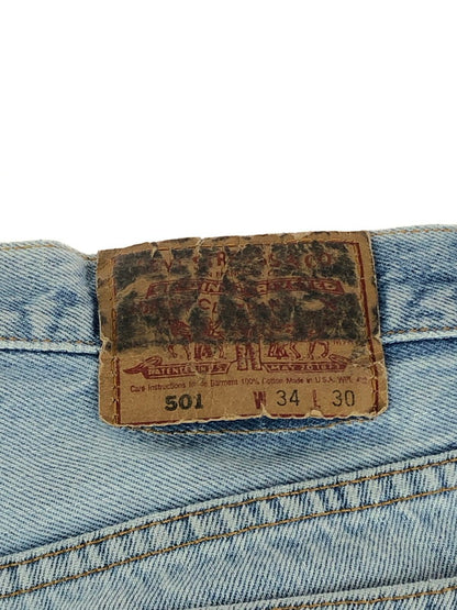 【現状渡し品】【メンズ】 Levi's リーバイス BUTTON FLY DENIM PANTS 501-0115 94年製 USA製 ボタンフライデニムパンツ ボトムス 157-240817-mo-7-tag サイズ：W34 カラー：ライトブルー 万代Net店