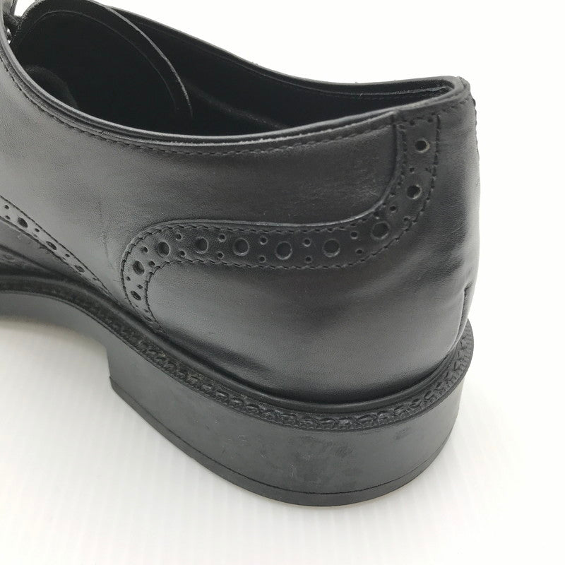 【中古品】【メンズ】 TOD’S トッズ WING TIP SHOES ウイングチップシューズ  ビジネスシューズ ドレスシューズ 靴 164-240821-na-9-tag サイズ：6 1/2 カラー：ブラック 万代Net店