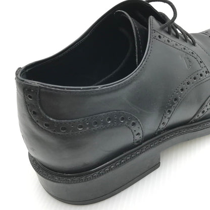 【中古品】【メンズ】 TOD’S トッズ WING TIP SHOES ウイングチップシューズ  ビジネスシューズ ドレスシューズ 靴 164-240821-na-9-tag サイズ：6 1/2 カラー：ブラック 万代Net店