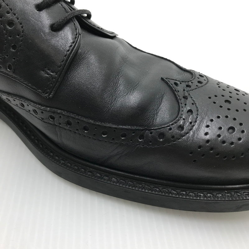 【中古品】【メンズ】 TOD’S トッズ WING TIP SHOES ウイングチップシューズ  ビジネスシューズ ドレスシューズ 靴 164-240821-na-9-tag サイズ：6 1/2 カラー：ブラック 万代Net店