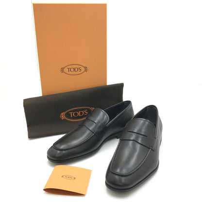 【中古美品】【メンズ】 TOD’S トッズ MOCASSINO GOMMA LEGGERA 51B XXM51B00010D90B999 モカシン コインローファー シューズ 靴 164-240821-hi-13-tag サイズ：6 カラー：ブラック 万代Net店