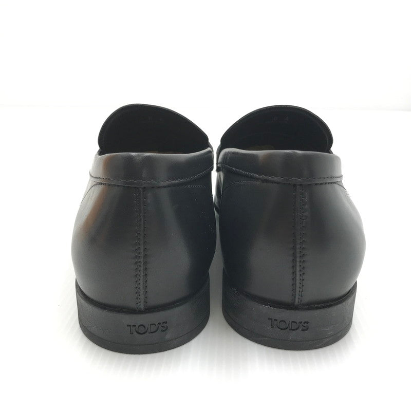 【中古美品】【メンズ】 TOD’S トッズ MOCASSINO GOMMA LEGGERA 51B XXM51B00010D90B999 モカシン コインローファー シューズ 靴 164-240821-hi-13-tag サイズ：6 カラー：ブラック 万代Net店