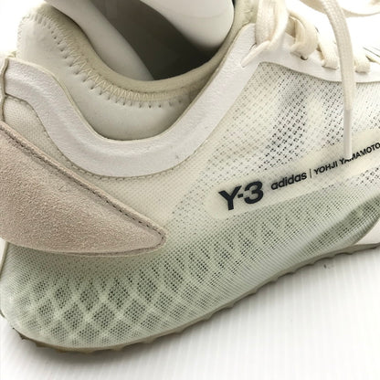 【中古品】【メンズ】 adidas アディダス Y-3 ワイスリー YOHJI YAMAMOTO ヨウジヤマモト GZ9142 RUNNER 4D ランナー 4D スニーカー 靴 161-240821-na-6-tag サイズ：26.5cm US 8 1/2 カラー：ホワイト 万代Net店