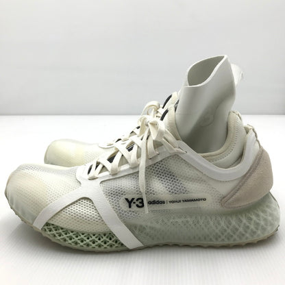 【中古品】【メンズ】 adidas アディダス Y-3 ワイスリー YOHJI YAMAMOTO ヨウジヤマモト GZ9142 RUNNER 4D ランナー 4D スニーカー 靴 161-240821-na-6-tag サイズ：26.5cm US 8 1/2 カラー：ホワイト 万代Net店