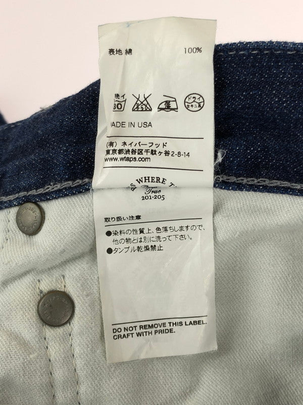 【中古品】【メンズ】 WTAPS ダブルタップス WTAPS 16SS BLUES VERY SKINNY RAW DENIM PANTS 161MYDT-PTM04 ブルースベリー スキニーロー デニムパンツ ボトムス 153-240820-mo-9-tag サイズ：M カラー：インディゴ 万代Net店