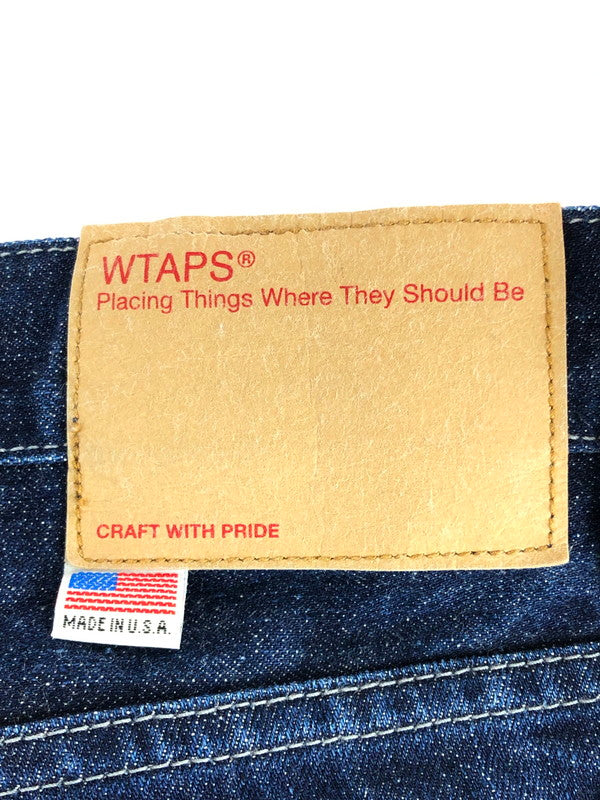 【中古品】【メンズ】 WTAPS ダブルタップス WTAPS 16SS BLUES VERY SKINNY RAW DENIM PANTS 161MYDT-PTM04 ブルースベリー スキニーロー デニムパンツ ボトムス 153-240820-mo-9-tag サイズ：M カラー：インディゴ 万代Net店