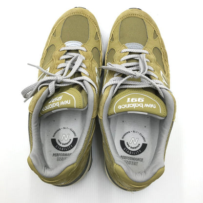 【中古品】【メンズ】 NEW BALANCE ニューバランス M991GGW スニーカー 靴 162-240821-na-7-tag サイズ：27.5cm US 9 1/2 カラー：グリーン 万代Net店