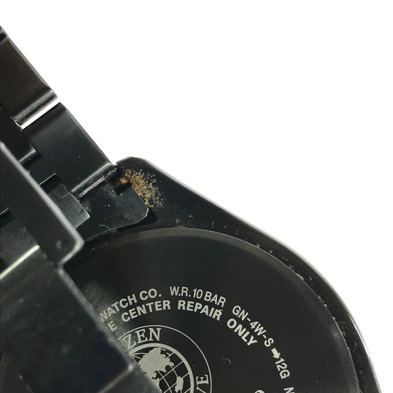 【中古品】【メンズ】 CITIZEN シチズン ATTESA ECO DRIVE H800-T025871 AT8185-62E アテッサ エコドライブ ブラックチタンモデル デイト表示 ソーラー 腕時計 197-240818-hi-8-tag カラー：BLACK 万代Net店