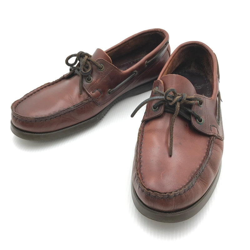 【現状渡し品】【メンズ】 Paraboot パラブーツ BARTH AMERICA 0210 バース アメリカ デッキシューズ 靴 164-240821-hi-17-tag サイズ：10 カラー：ブラウン 万代Net店