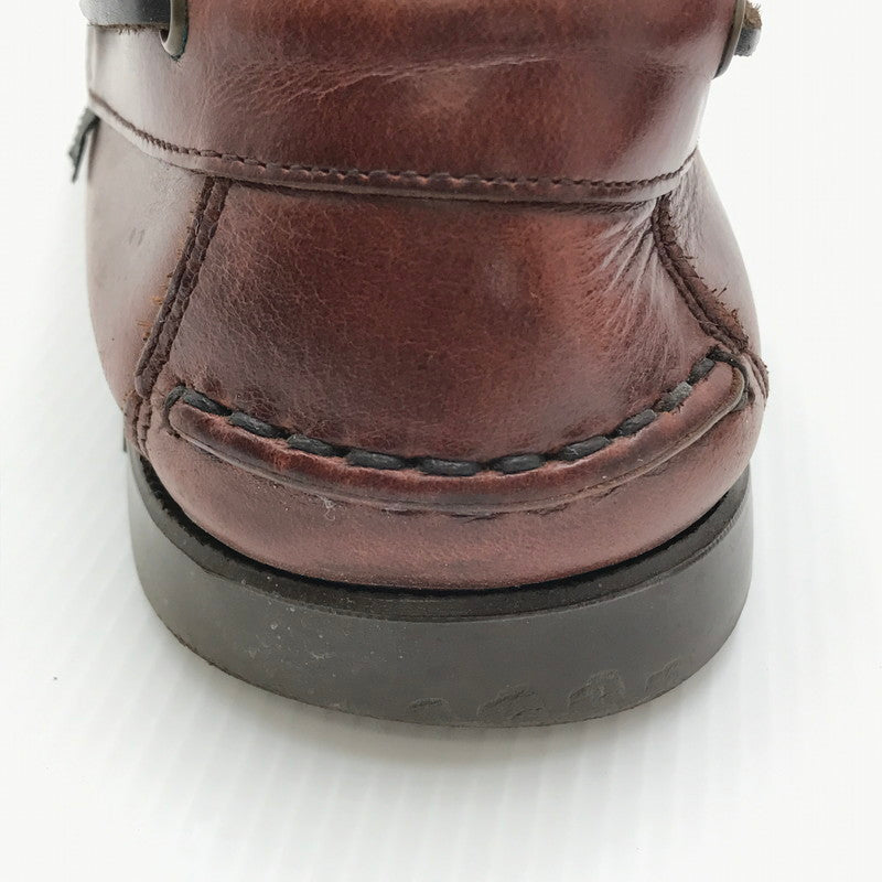 【現状渡し品】【メンズ】 Paraboot パラブーツ BARTH AMERICA 0210 バース アメリカ デッキシューズ 靴 164-240821-hi-17-tag サイズ：10 カラー：ブラウン 万代Net店