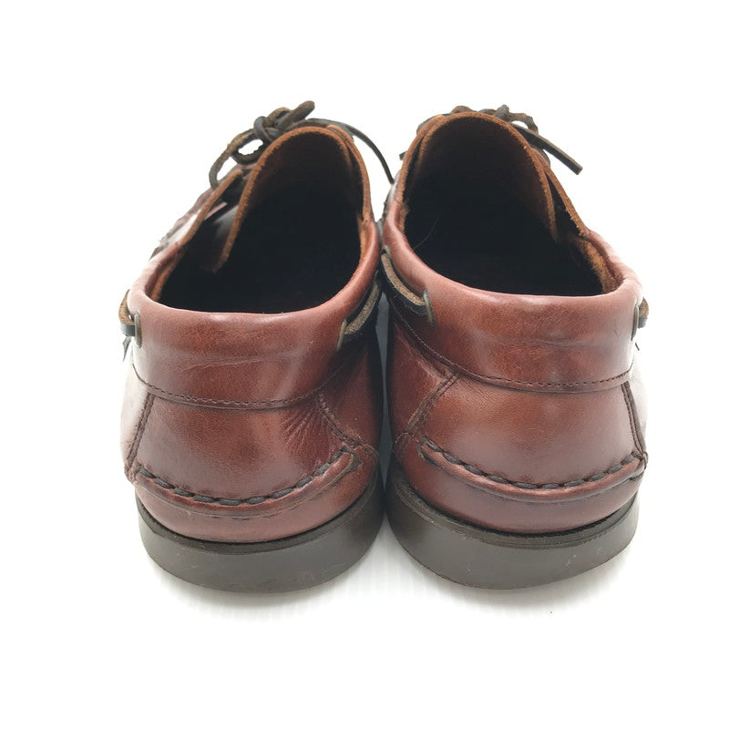 【現状渡し品】【メンズ】 Paraboot パラブーツ BARTH AMERICA 0210 バース アメリカ デッキシューズ 靴 164-240821-hi-17-tag サイズ：10 カラー：ブラウン 万代Net店