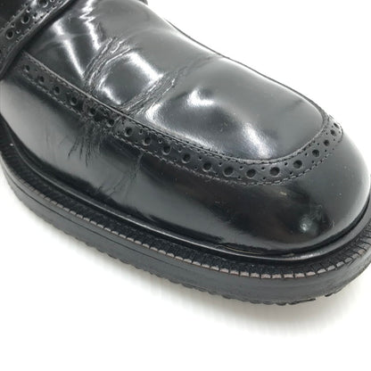 【中古品】【メンズ】 GUCCI グッチ LEATHER LOAFERS 110 1473 レザーローファー シューズ 靴 183-240821-hi-20-tag サイズ：43E カラー：ブラック 万代Net店