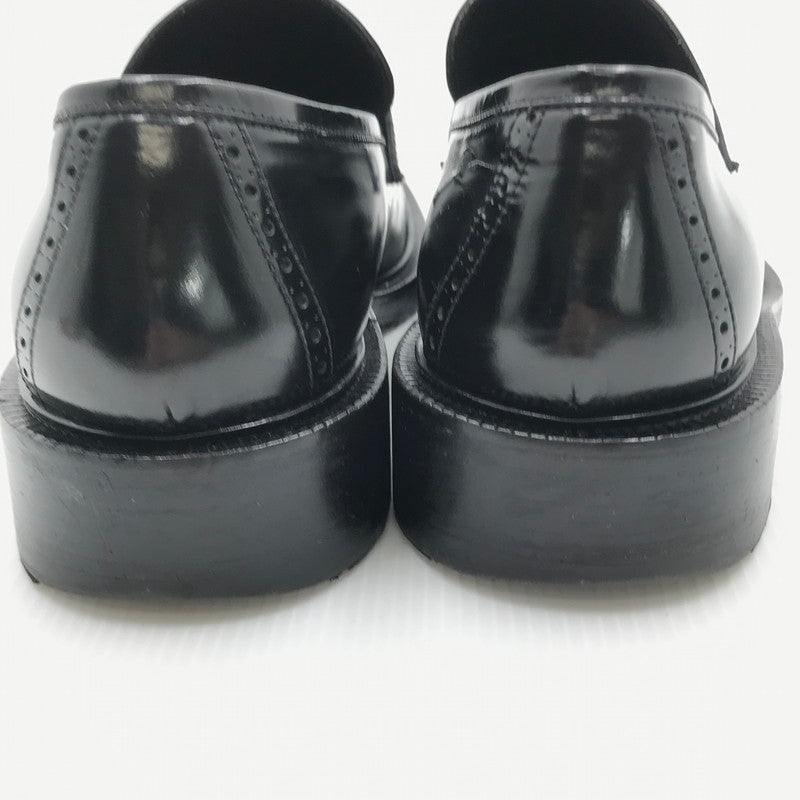 【中古品】【メンズ】 GUCCI グッチ LEATHER LOAFERS 110 1473 レザーローファー シューズ 靴 183-240821-hi-20-tag サイズ：43E カラー：ブラック 万代Net店