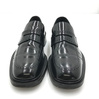 【中古品】【メンズ】 GUCCI グッチ LEATHER LOAFERS 110 1473 レザーローファー シューズ 靴 183-240821-hi-20-tag サイズ：43E カラー：ブラック 万代Net店