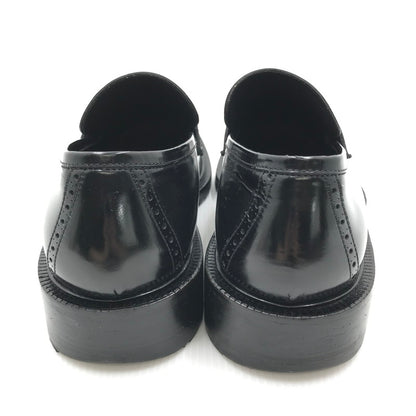 【中古品】【メンズ】 GUCCI グッチ LEATHER LOAFERS 110 1473 レザーローファー シューズ 靴 183-240821-hi-20-tag サイズ：43E カラー：ブラック 万代Net店