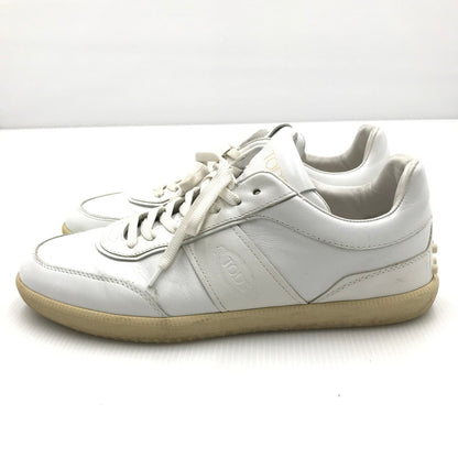 【中古品】【メンズ】 TOD’S トッズ XXM68C0DP30OV7B001 LEATHER SNEAKERS レザー スニーカー 靴 162-240821-na-8-tag サイズ：7 カラー：ホワイト 万代Net店