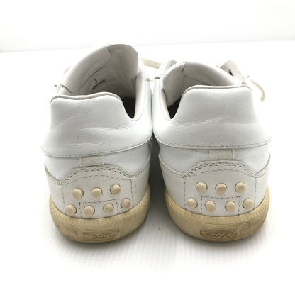 【中古品】【メンズ】 TOD’S トッズ XXM68C0DP30OV7B001 LEATHER SNEAKERS レザー スニーカー 靴 162-240821-na-8-tag サイズ：7 カラー：ホワイト 万代Net店