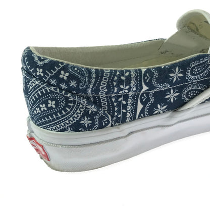 【中古品】【メンズ】 VANS VAULT バンズ ヴォルト × KITH キス OG CLASSIC SLIP-ON クラシック スリッポン スニーカー 靴 162-260622-na-09-tagh サイズ：26.5cm US 8.5 カラー：PAISLEYGIBRALTERSEA 万代Net店