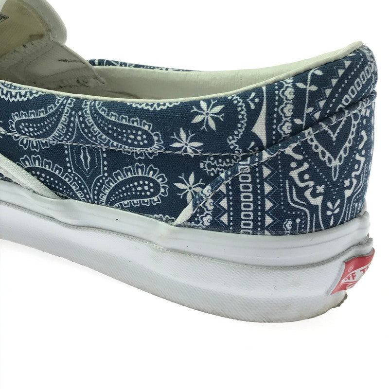 【中古品】【メンズ】 VANS VAULT バンズ ヴォルト × KITH キス OG CLASSIC SLIP-ON クラシック スリッポン スニーカー 靴 162-260622-na-09-tagh サイズ：26.5cm US 8.5 カラー：PAISLEYGIBRALTERSEA 万代Net店