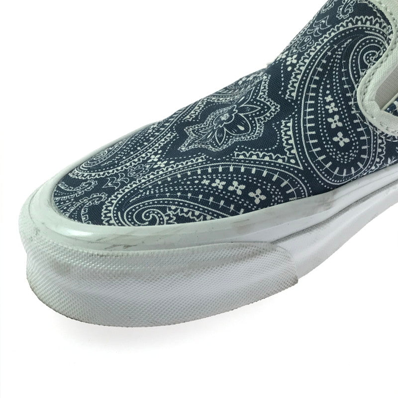 【中古品】【メンズ】 VANS VAULT バンズ ヴォルト × KITH キス OG CLASSIC SLIP-ON クラシック スリッポン スニーカー 靴 162-260622-na-09-tagh サイズ：26.5cm US 8.5 カラー：PAISLEYGIBRALTERSEA 万代Net店