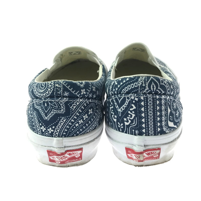 【中古品】【メンズ】 VANS VAULT バンズ ヴォルト × KITH キス OG CLASSIC SLIP-ON クラシック スリッポン スニーカー 靴 162-260622-na-09-tagh サイズ：26.5cm US 8.5 カラー：PAISLEYGIBRALTERSEA 万代Net店