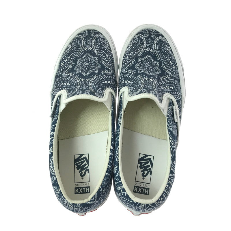 【中古品】【メンズ】 VANS VAULT バンズ ヴォルト × KITH キス OG CLASSIC SLIP-ON クラシック スリッポン スニーカー 靴 162-260622-na-09-tagh サイズ：26.5cm US 8.5 カラー：PAISLEYGIBRALTERSEA 万代Net店