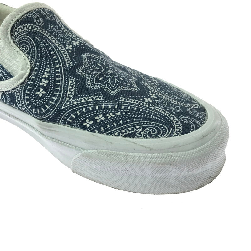 【中古品】【メンズ】 VANS VAULT バンズ ヴォルト × KITH キス OG CLASSIC SLIP-ON クラシック スリッポン スニーカー 靴 162-260622-na-09-tagh サイズ：26.5cm US 8.5 カラー：PAISLEYGIBRALTERSEA 万代Net店