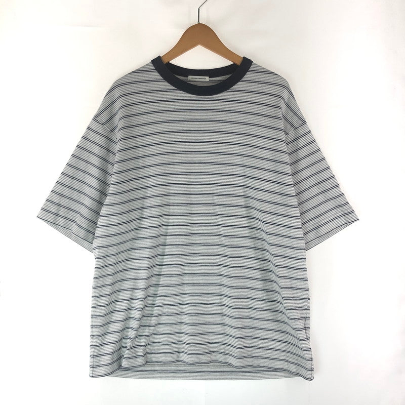 【中古品】【メンズ】 UNIVERSAL PRODUCTS ユニバーサルプロダクツ MULTI BORDER S/S T-SHTIRT 231-60108 マルチボーダー ショートスリーブTシャツ 半袖Tシャツ 140-240823-hi-1-tag サイズ：2 カラー：マルチカラー 万代Net店