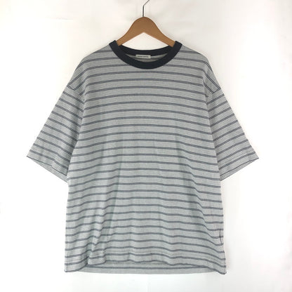 【中古品】【メンズ】 UNIVERSAL PRODUCTS ユニバーサルプロダクツ MULTI BORDER S/S T-SHTIRT 231-60108 マルチボーダー ショートスリーブTシャツ 半袖Tシャツ 140-240823-hi-1-tag サイズ：2 カラー：マルチカラー 万代Net店