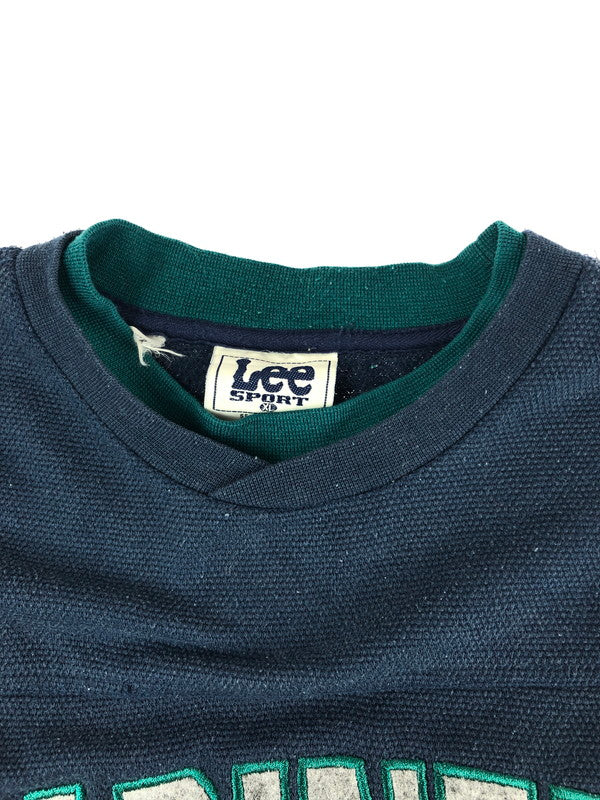 【中古品】【メンズ】  LEE SPORT リー スポーツ SEATTLE MARINERS SWEAT シアトル マリナーズ 刺繍入りスウェット トップス トレーナー 146-240827-mo-3-tag サイズ：XL カラー：ネイビー 万代Net店