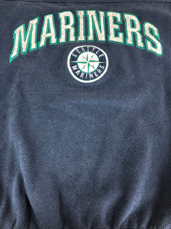 【中古品】【メンズ】  LEE SPORT リー スポーツ SEATTLE MARINERS SWEAT シアトル マリナーズ 刺繍入りスウェット トップス トレーナー 146-240827-mo-3-tag サイズ：XL カラー：ネイビー 万代Net店