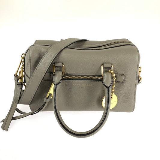 【中古品】【レディース】 MARC JACOBS マークジェイコブス RECRUIT SMALL BAULET BAG M0009632 リクルート スモール バウレットバッグ 2WAYバッグ カバン 180-240821-hi-6-tag カラー：グレージュ 万代Net店