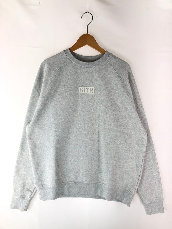 【中古美品】【メンズ】 adidas アディダス  × KITH キス 別注 コラボ TERREX CREWNECK SWEATS H47910 クルーネック スウェット トップス トレーナー 142-240820-mo-1-tag カラー：グレー 万代Net店