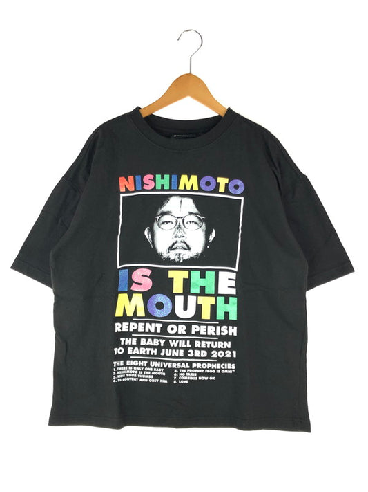 【中古品】【メンズ】  NISHIMOTO IS THE MOUTH ニシモト イズ ザ マウス PRINT TEE プリントTシャツ 半袖Tシャツ 142-240827-na-3-tag サイズ：L カラー：ブラック 万代Net店