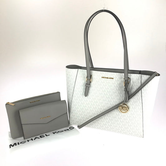 【中古品】【レディース】 Michael Kors マイケルコース 35F3GCFT9T CHARLOTTE 3 IN 1 TOTE シャーロット 3 イン 1 トートバッグ ショルダーバッグ カバン  180-240906-na-6-tag カラー：ホワイト 万代Net店