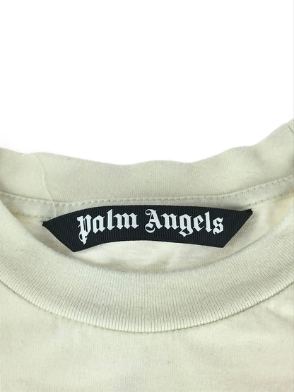 【中古品】【メンズ】  PALM ANGELS パームエンジェルス ICE BEAR LOGO T-SHIRT PMAA001E20JER004 アイスベア ロゴTシャツ 半袖Tシャツ 142-240825-hi-6-tag サイズ：M カラー：ホワイト 万代Net店