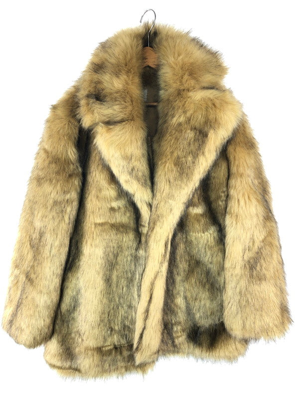 【中古美品】【レディース】  JAYLEY ジェイリー FAUX FUR NATURAL LOOKING COAT MIDI LENGTH FMACT96A-09 フェイクファー ナチュラルコート アウター ミディアム丈 169-240827-mo-7-tag サイズ：one カラー：ブラウン 万代Net店