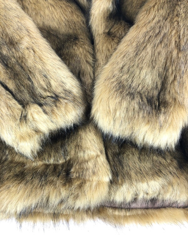 【中古美品】【レディース】  JAYLEY ジェイリー FAUX FUR NATURAL LOOKING COAT MIDI LENGTH FMACT96A-09 フェイクファー ナチュラルコート アウター ミディアム丈 169-240827-mo-7-tag サイズ：one カラー：ブラウン 万代Net店