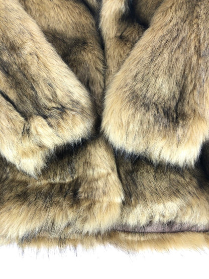 【中古美品】【レディース】  JAYLEY ジェイリー FAUX FUR NATURAL LOOKING COAT MIDI LENGTH FMACT96A-09 フェイクファー ナチュラルコート アウター ミディアム丈 169-240827-mo-7-tag サイズ：one カラー：ブラウン 万代Net店