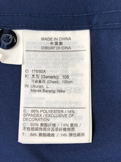 【中古品】【メンズ】 NIKE ナイキ SB PLINT BOWLER S/S BUTTON DOWN SHIRT FN2596-410 プリント ボウラー ショートスリーブ ボタンダウンシャツ 半袖 トップス 148-240827-mo-6-tag サイズ：Ⅼ カラー：ブルー 万代Net店