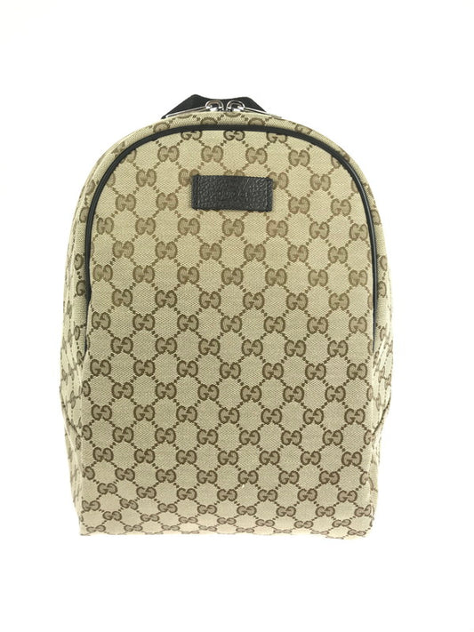 【中古美品】【メンズ/レディース】 GUCCI グッチ GGキャンバス デイパック 449906 バックパック リュック カバン 180-240904-yk-19-tag カラー：BEIGE 万代Net店