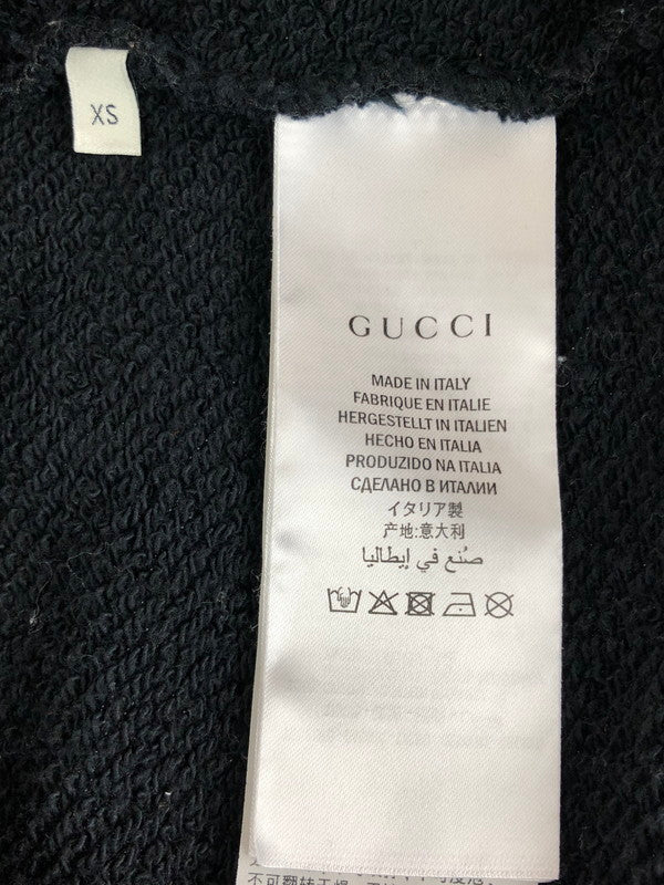 【中古品】【メンズ】 GUCCI グッチ インターロッキングG プルオーバーパーカー 475374  トップス 141-240831-mo-5-tag サイズ：XS カラー：ブラック 万代Net店