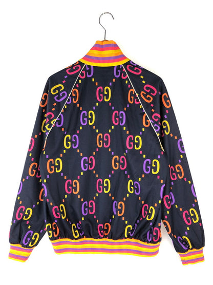 【中古品】【メンズ】 GUCCI グッチ JUMBO GG TECHNICAL JERSEY 701623 ジャンボGG テクニカルジャージー ジップジャケット ライトアウター 141-240831-mo-6-tag サイズ：XS カラー：マルチカラー 万代Net店