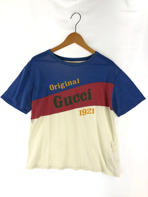 【中古品】【キッズ】 GUCCI グッチ PRINT T-SHIRT 575114 プリントTシャツ 半袖 トップス 183-240901-mo-14-tag サイズ：12 カラー：マルチカラー 万代Net店