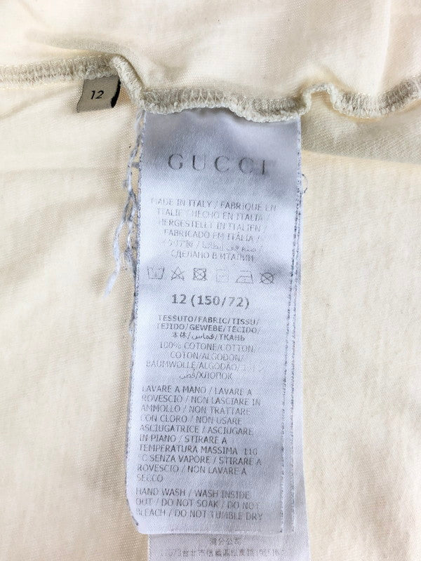 【中古品】【キッズ】 GUCCI グッチ PRINT T-SHIRT 575114 プリントTシャツ 半袖 トップス 183-240901-mo-14-tag サイズ：12 カラー：マルチカラー 万代Net店