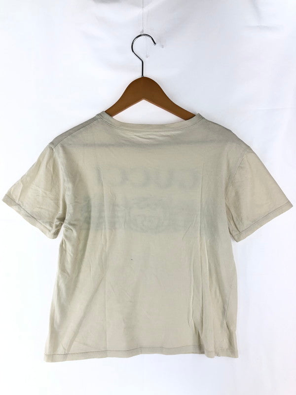 【中古品】【キッズ】 GUCCI グッチ S/S PRINT T-SHIRT ショートスリーブ プリントTシャツ 半袖 トップス 183-240901-mo-16-tag サイズ：10 カラー：ベージュ系 万代Net店